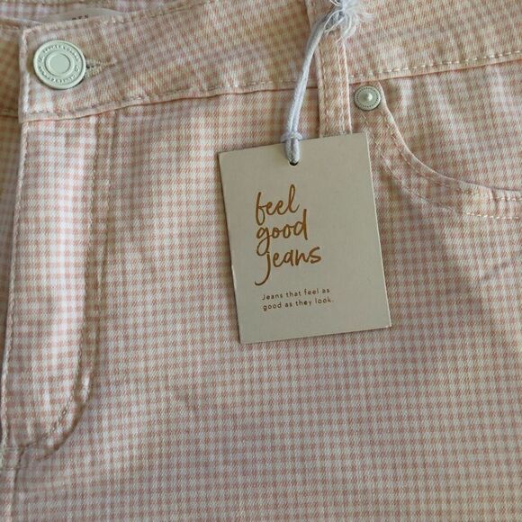 NEW Lauren Conrad Pink and White Check Shorts NWT Soft Girl - Picture 4 of 13